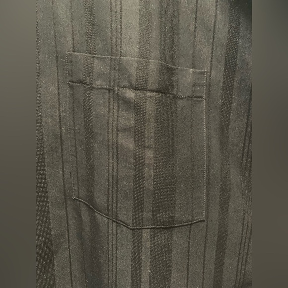 Liz Claiborne, black, size 3xl black with dark, black pinstriping,1 front pocket - Picture 5 of 11